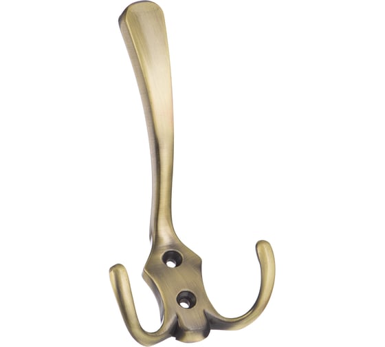 Изображение товара Крючок мебельный трехрожковый Kerron античная бронза KR-0050-AB
