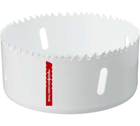 Изображение товара Коронка биметаллическая №095 крупный зуб, 108х38 мм HSSE M42 Профоснастка 80101095