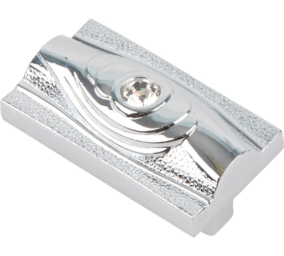 Изображение товара Ручка-кнопка с кристаллами KERRON Д48 Ш28 В26, хром CRL15