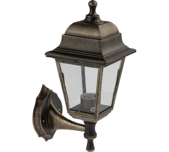 Изображение товара Садово-парковый светильник ЭРА НБУ 0460001 Леда, настенный, четырехгранный Б0048112