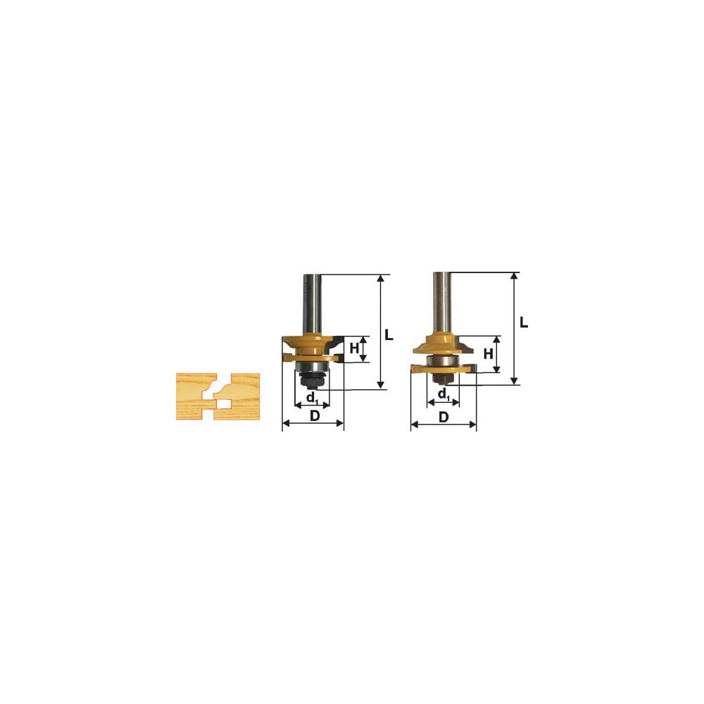 Набор фрез комбинированных рамочных Энкор набор ключей энкор шестигранные 8шт 2 10 мм блистер