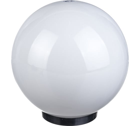 Изображение товара Садово-парковый светильник ЭРА НТУ 0260251, шар, белый, призма, D=250 mm Б0048044