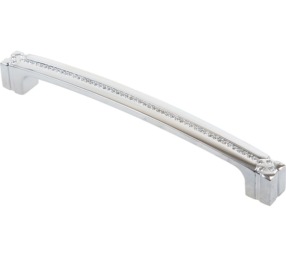 Изображение товара Ручка-скоба Kerron с кристаллами, 160 мм, хром CRL18-160