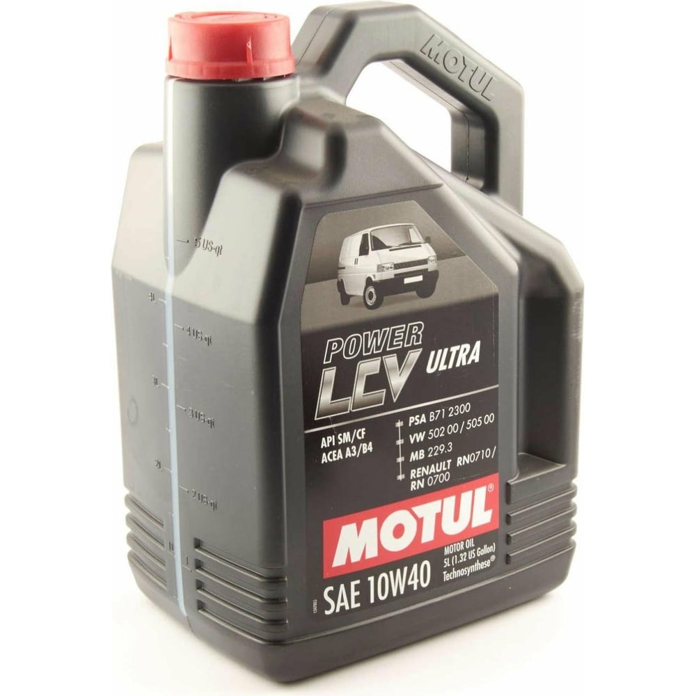 фото Моторное масло power lcv ultra 10w40 5 л motul 106156