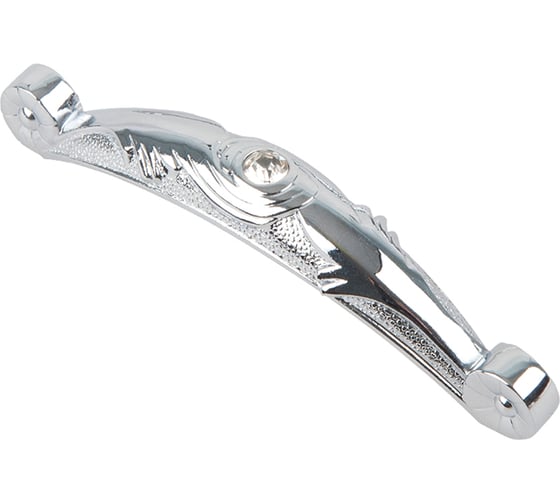 Изображение товара Ручка-скоба Kerron с кристаллами, 96 мм, хром CRL16-96