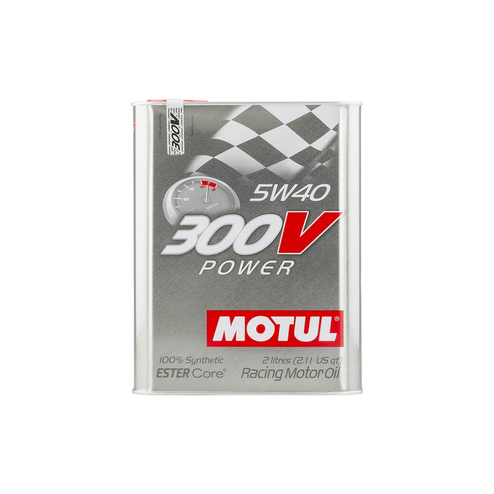 фото Спортивное моторное масло 300 v power 5w40 2л motul 104242