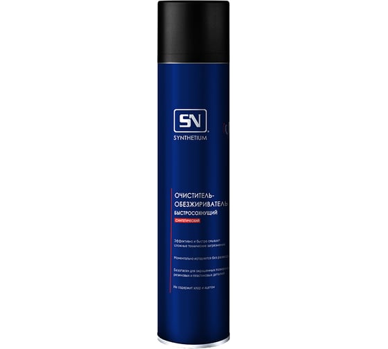 Изображение товара Очиститель-обезжириватель быстросохнущий SN 4319 аэрозоль 1 л SN4319