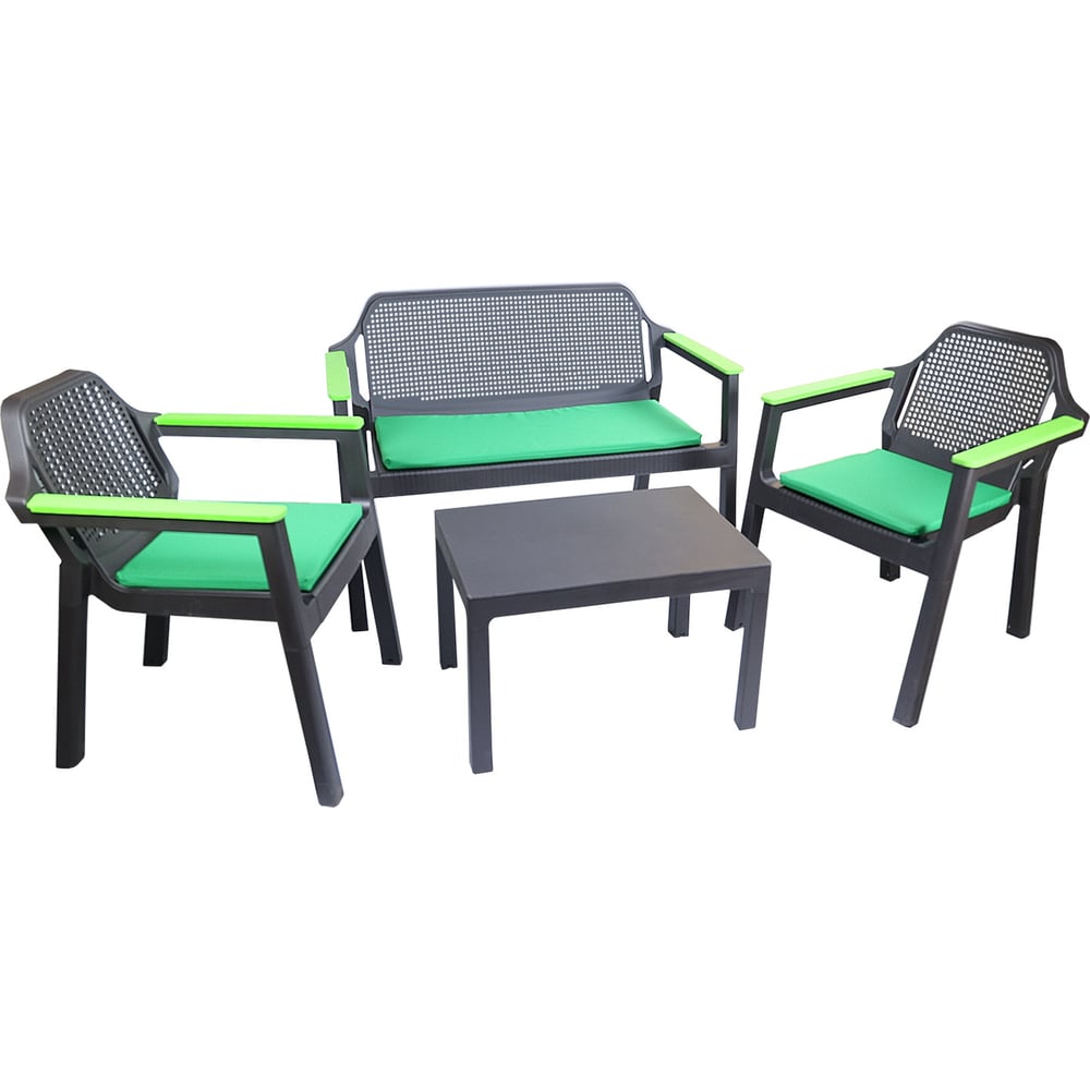 Изображение товара Набор мебели Архимед EASY COMFORT цвет венге зеленый