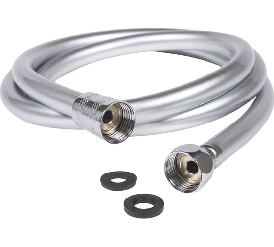 Изображение товара Душевой шланг ЦС СИЛЬВЕР имп/имп-конус -1500 ПВХ упак. ПК100449