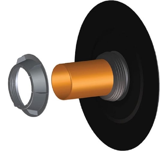 Изображение товара Газоводонепроницаемая зластичная мембрана для прохода через фундамент HL полимербитумная DN160 800/160