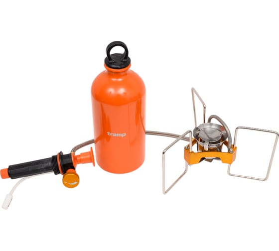 Изображение товара Бензиновая туристическая складная горелка со шлангом Tramp сталь, латунь, алюминий TRG-050