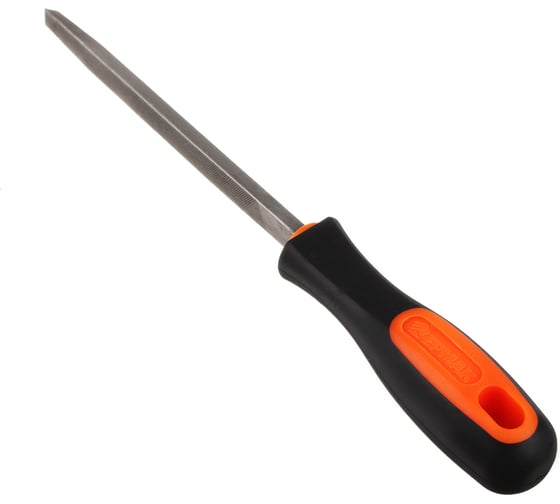 Изображение товара Напильник с пластиковой ручкой ЕРМАК трехгранный 150мм, №2 645-007