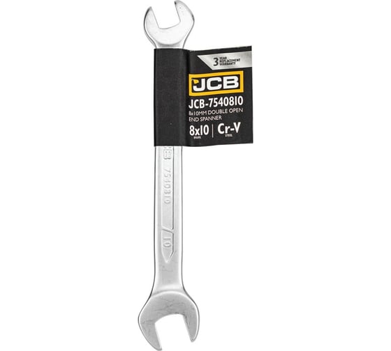 Изображение товара Ключ рожковый JCB 8x10мм JCB-7540810(58272)