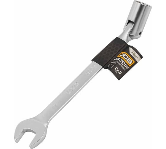 Изображение товара Ключ рожково-торцевой шарнирный JCB 17 мм JCB-75217F(58169)