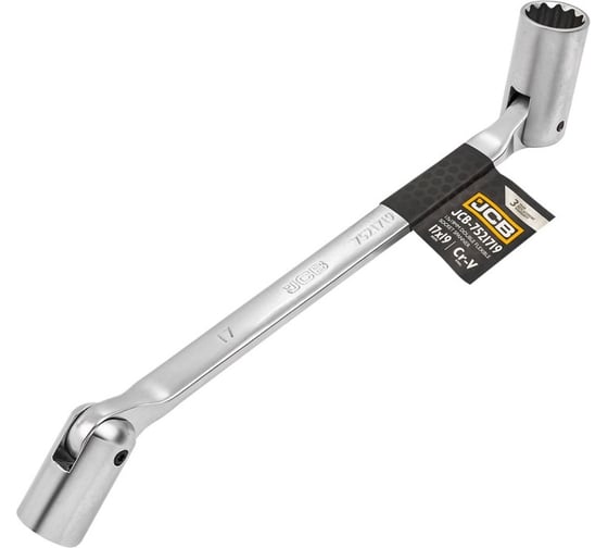 Изображение товара Ключ торцевой шарнирный двухсторонний JCB 17x19мм JCB-7521719(58172)