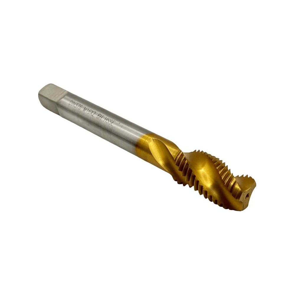 Изображение товара Машинно-ручной метчик TORNERI М16х2.0 DIN376 для стали TiN покрытие