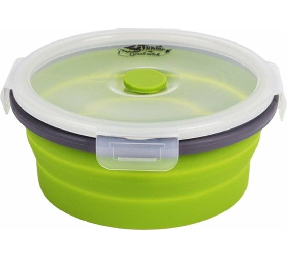 Изображение товара Складной контейнер Tramp с крышкой-защелкой, 800 мл, оливковый TRC-087