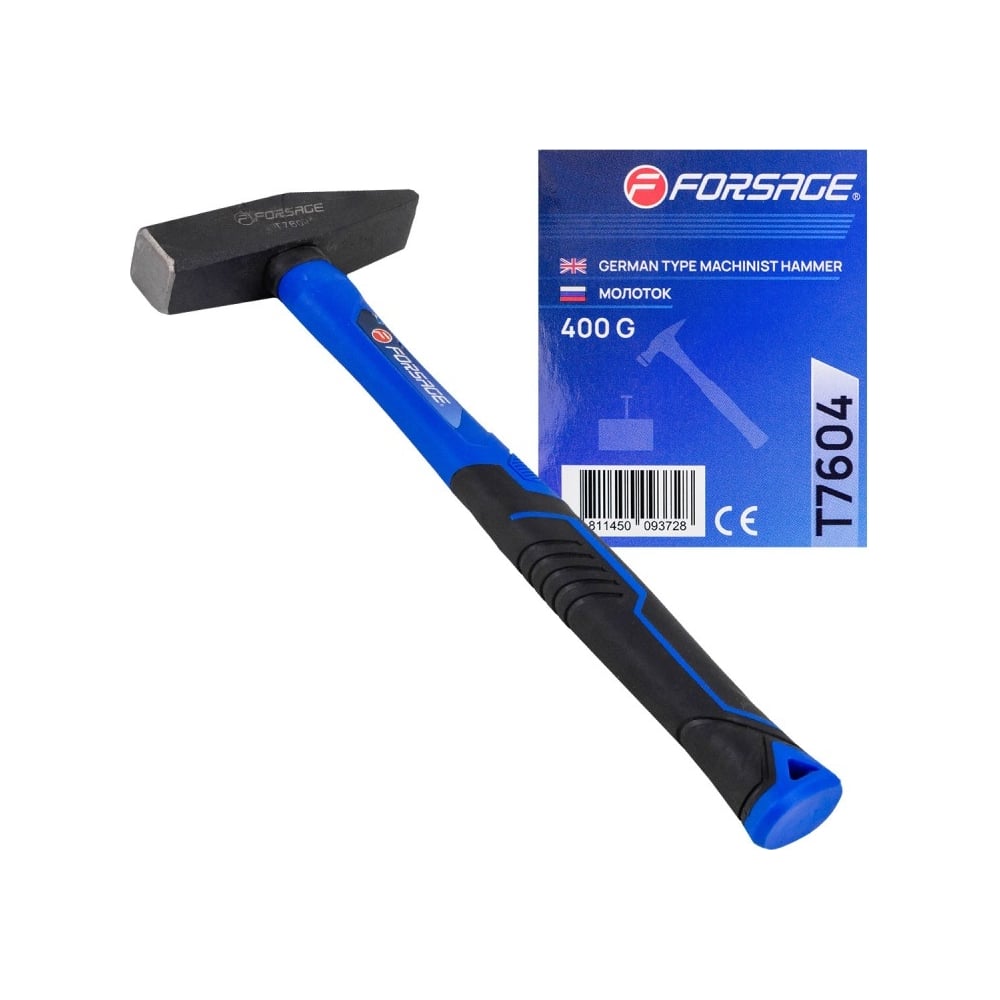 Изображение товара Молоток слесарный Forsage 400г F-T7604(58354)