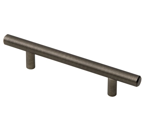 Изображение товара Ручка-рейлинг KERRON м/ц 96 мм, черненый старинный антрацит R-3020-96 ABB