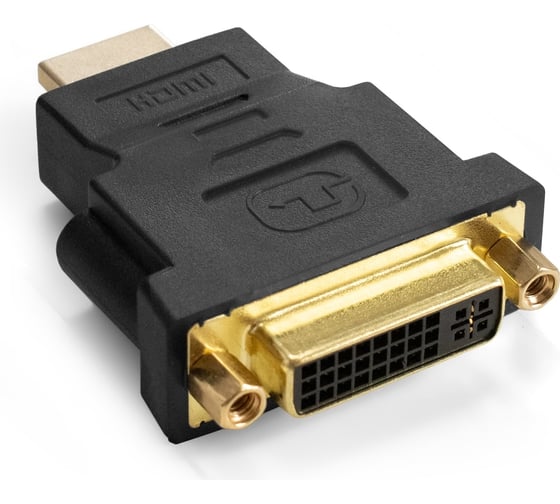 Изображение товара Переходник ExeGate DVI-D-HDMI EX-HDMI-DVI-3 25F 19M, v 1.4b, позолоченные контакты, экран 294729