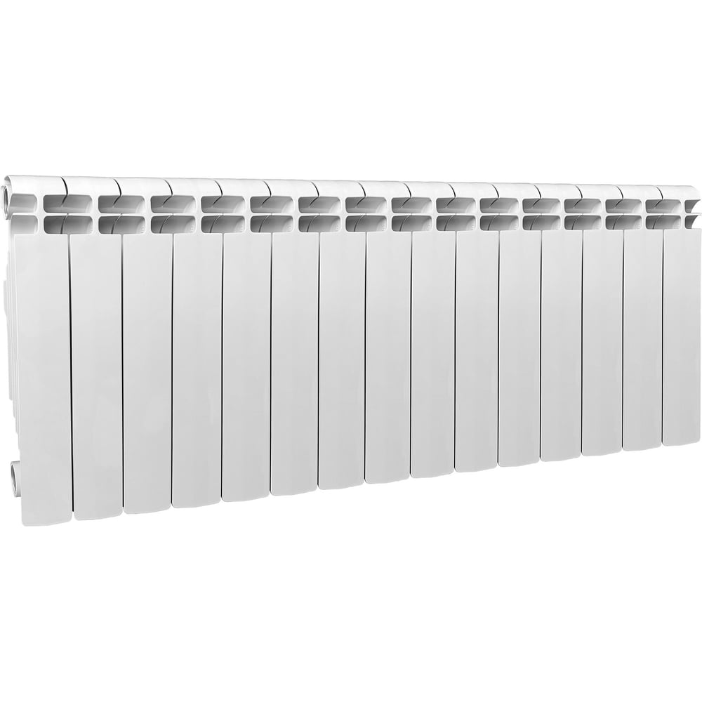 Изображение товара Радиатор алюминиевый Теплоприбор, с межосевым расстоянием 350мм, 15 секций AR1-350/15