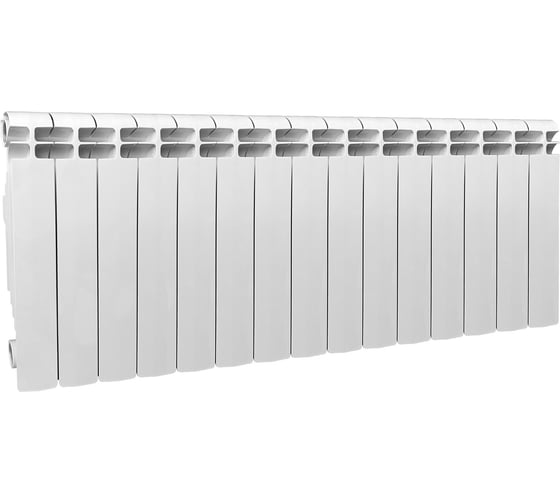 Изображение товара Радиатор алюминиевый Теплоприбор, с межосевым расстоянием 350мм, 15 секций AR1-350/15