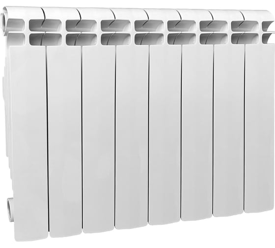 Изображение товара Радиатор алюминиевый Теплоприбор, с межосевым расстоянием 350мм, 8 секций AR1-350/08