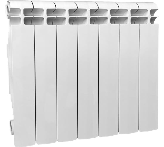 Изображение товара Радиатор алюминиевый Теплоприбор, с межосевым расстоянием 350мм, 7 секций AR1-350/07