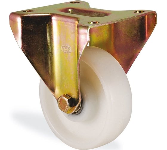 Изображение товара Большегрузная полиамидная неповоротная колесная опора, 200 мм KAMA K-4107-RPR-200