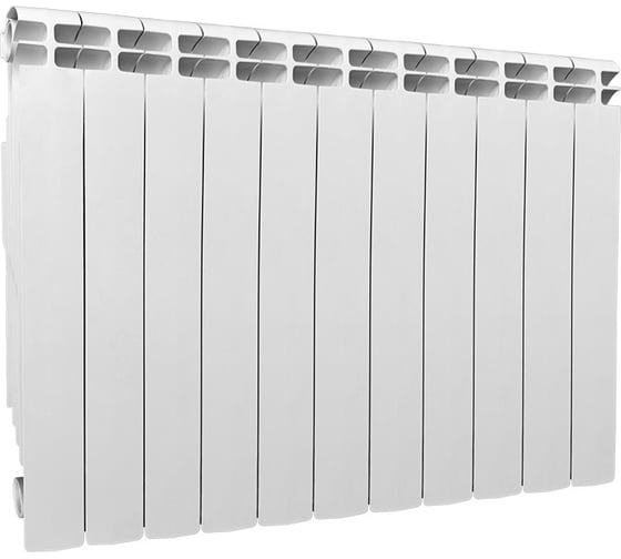 Изображение товара Радиатор алюминиевый Теплоприбор, с межосевым расстоянием 500мм, 11 секций AR1-500/11