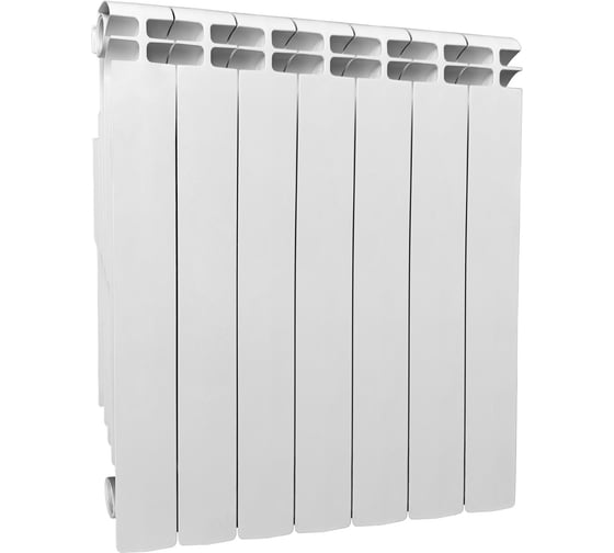 Изображение товара Радиатор алюминиевый Теплоприбор, с межосевым расстоянием 500мм, 7 секций AR1-500/07