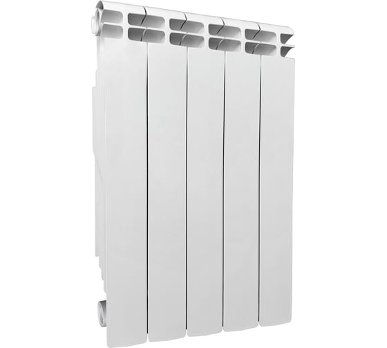 Изображение товара Радиатор алюминиевый Теплоприбор, с межосевым расстоянием 500мм, 5 секций AR1-500/05