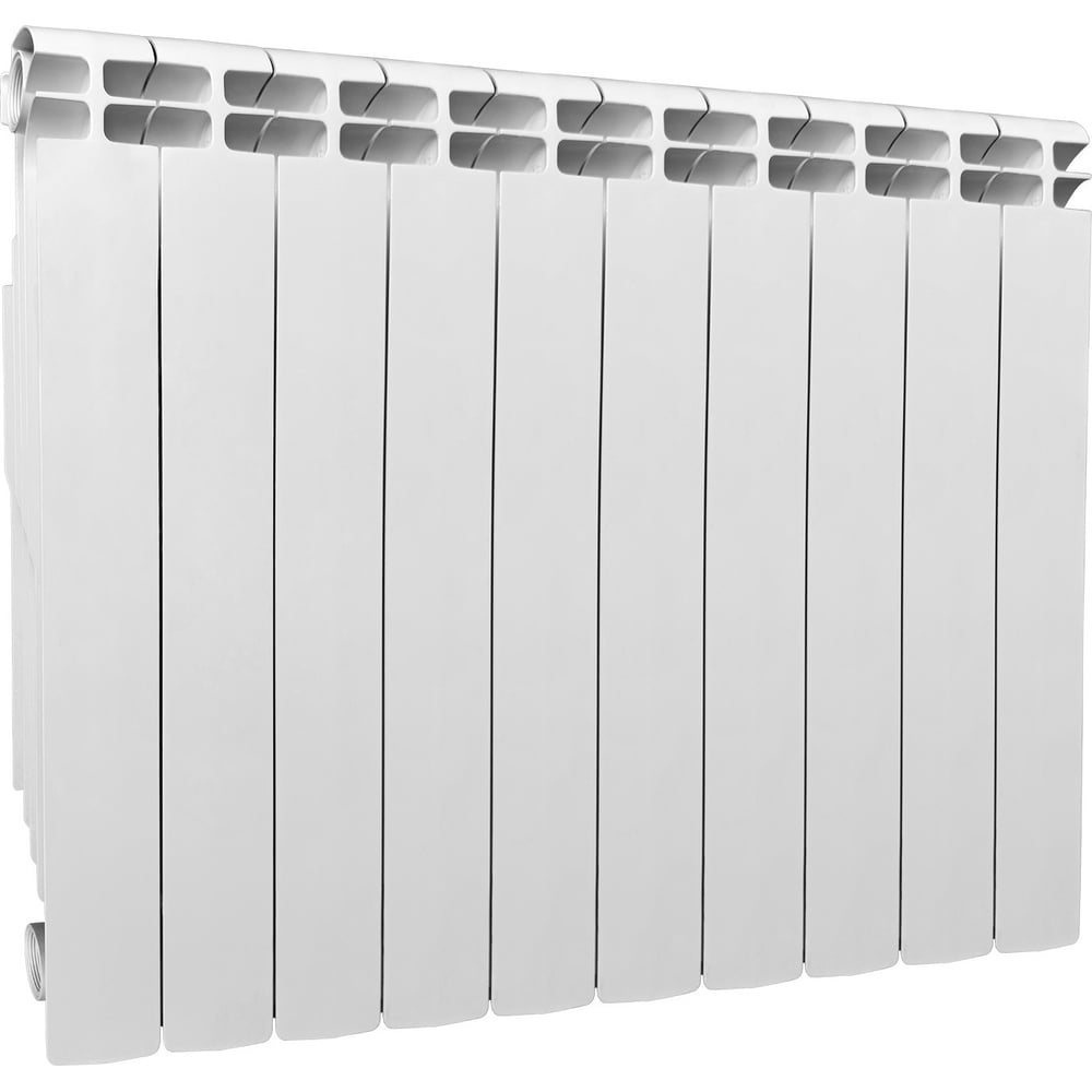Изображение товара Алюминиевый радиатор отопления Теплоприбор AR1-500/10 10 секций, белый