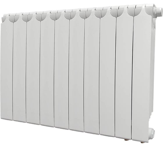 Изображение товара Биметаллический радиатор Теплоприбор, 10 секций, обогрев 19 м², БР1-500/10 НПП
