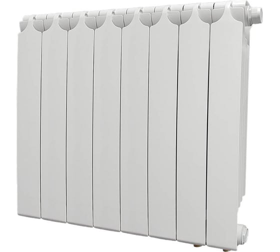 Изображение товара Биметаллический радиатор Теплоприбор, 8 секций, обогрев 15,2 м², БР1-500/08 НПП