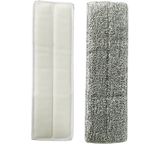 Изображение товара Насадка для окномойки Умничка Флеттер микрофибра 28x8см (25/50) серый KD-C210R