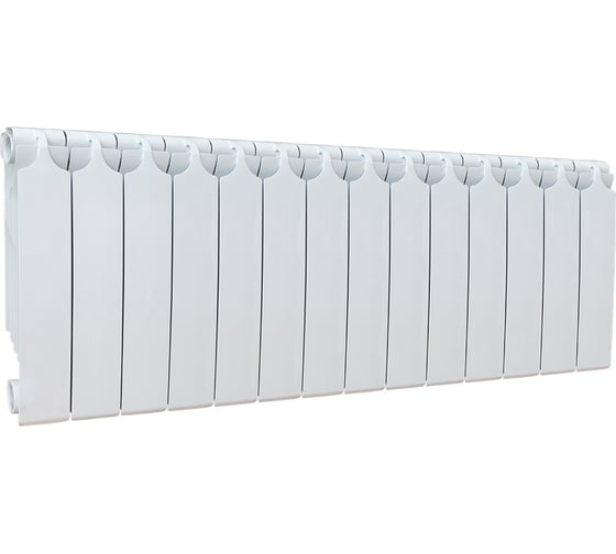 Изображение товара Биметаллический радиатор Теплоприбор, 14 секций, обогрев 18,7 м², BR1-350/14