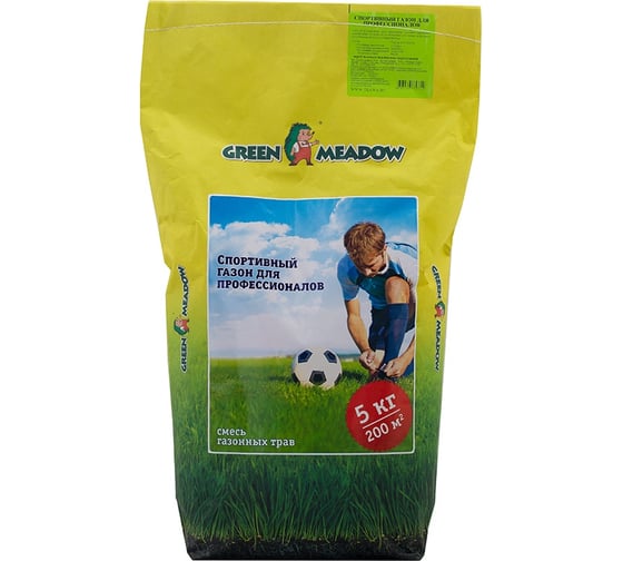 Изображение товара Семена газона GREEN MEADOW Спортивный газон для профессионалов 5 кг 4607160330754