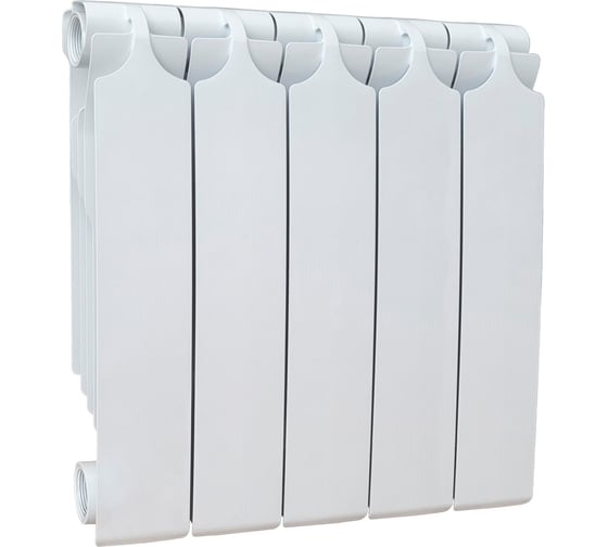 Изображение товара Биметаллический радиатор Теплоприбор, 5 секций, обогрев 6,7 м², BR1-350/05