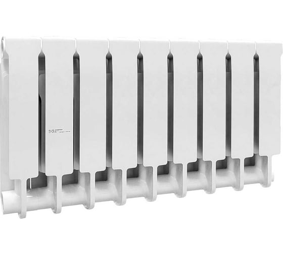 Изображение товара Биметаллический радиатор Теплоприбор, 9 секций, обогрев 12 м², BR1-350/09