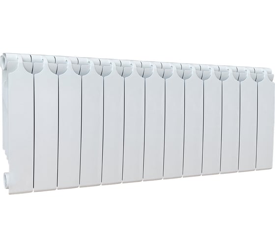 Изображение товара Биметаллический радиатор Теплоприбор, 13 секций, обогрев 17,4 м², BR1-350/13