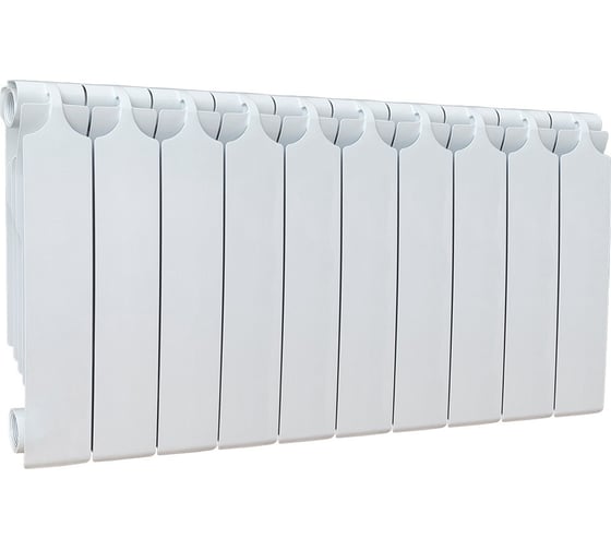 Изображение товара Биметаллический радиатор Теплоприбор, 10 секций, обогрев 13,4 м², BR1-350/10