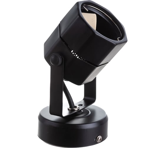 Изображение товара Накладной поворотный светильник ЭРА OL2, GU10, BK, черный Б0044260