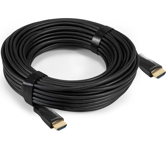 Изображение товара Активный оптический кабель ExeGate HDMI EX-CC-HDMI2-20.0 19M 19M, v2.0, 20м, 4K UHD, Ethernet, позолоченные контакты 294699
