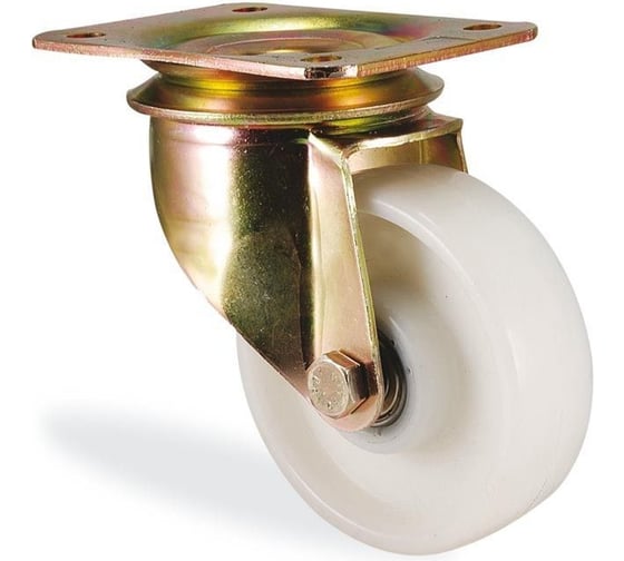 Изображение товара Большегрузная полиамидная поворотная колесная опора, 100 мм KAMA K-4102-RPR-100