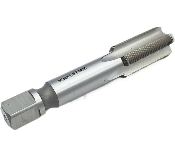 Изображение товара Метчик TORNERI М24х1.5 Р6М5 для глухих отверстий 035331