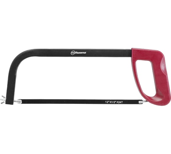 Изображение товара Ножовка по металлу Политех пластиковая рукоятка 300 мм 2501230