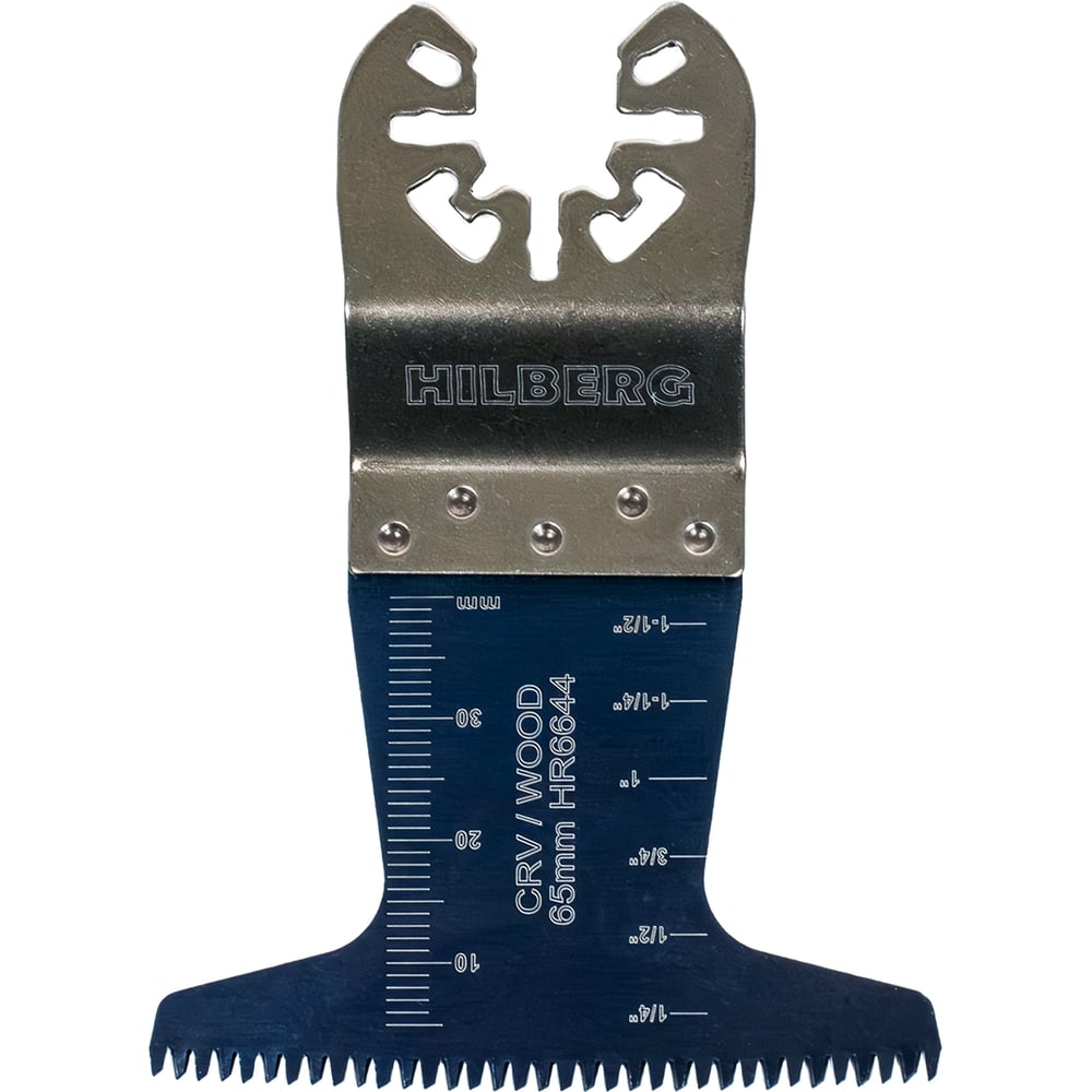 Изображение товара Пильное полотно по дереву Hilberg HR6644 65x40 мм 14TPI Cr-V погружное