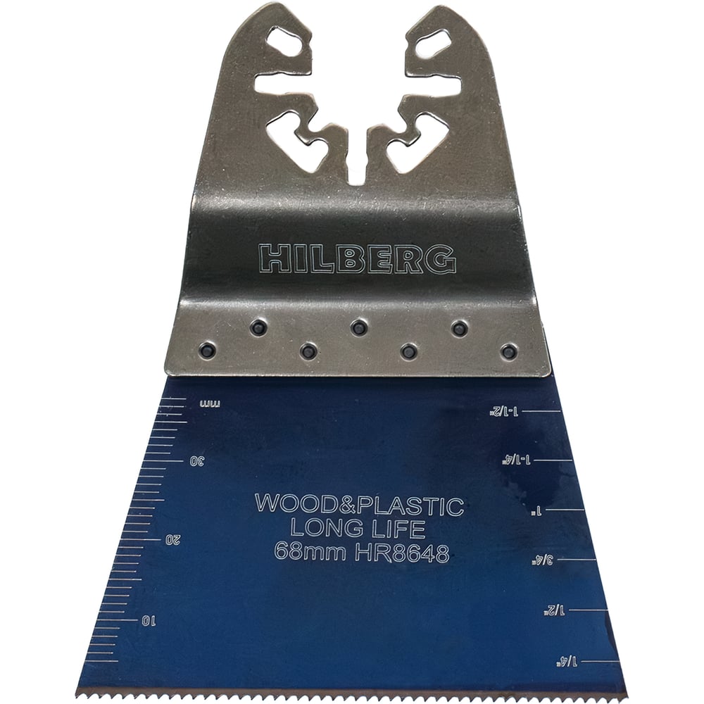 Изображение товара Полотно пильное погружное по древесине и пластику Hilberg HR8648 68x40 мм 18TPI