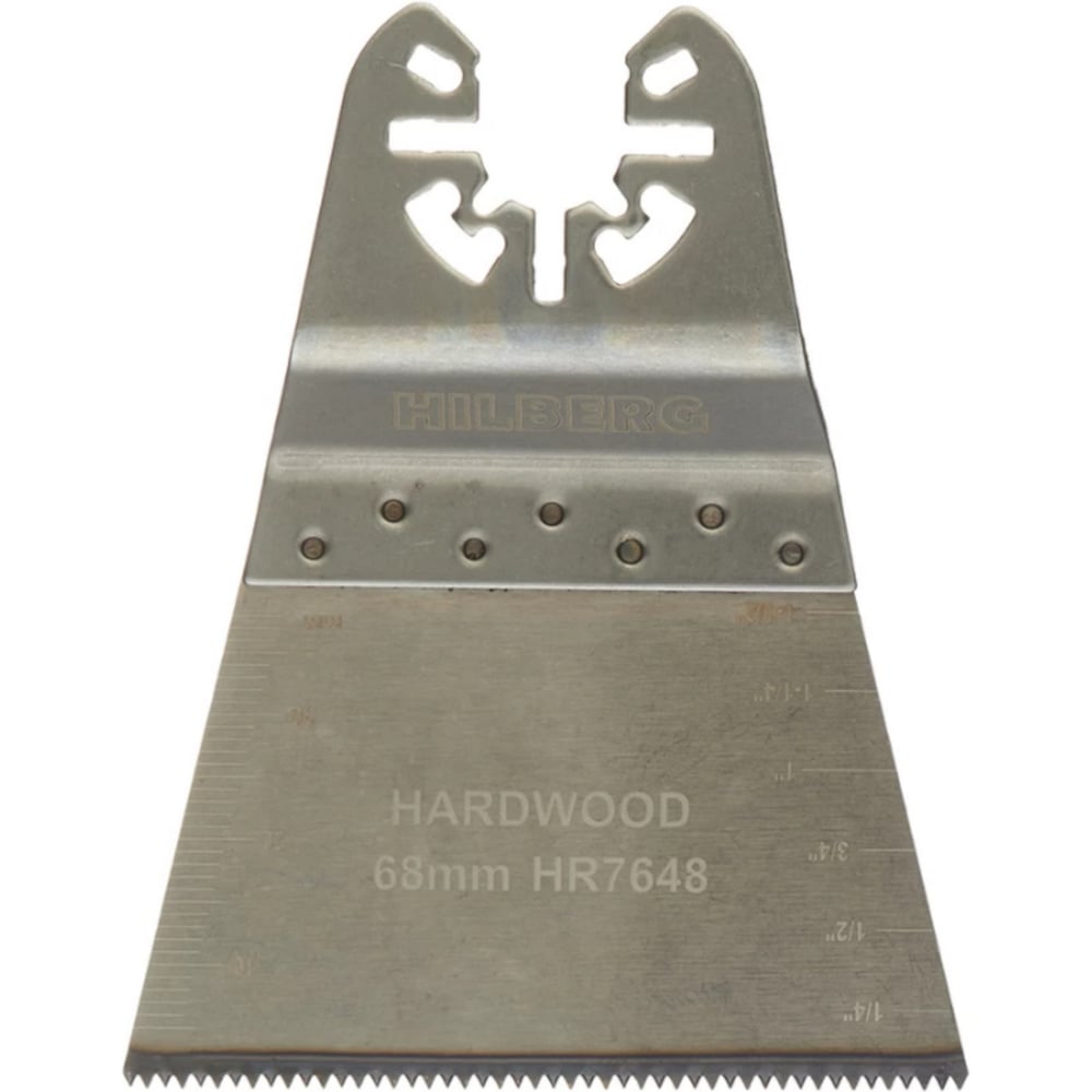 Изображение товара Полотно пильное погружное по твердой древесине Hilberg HR7648 68x40 мм 18TPI CrV